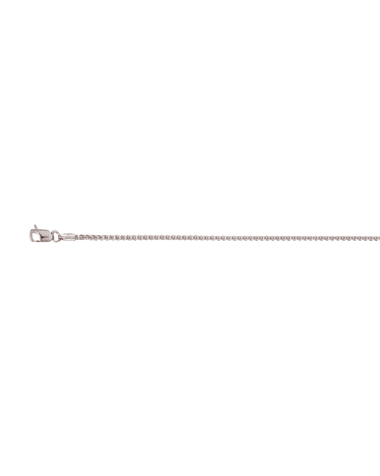 9CT W/G D/C WHEAT 1.60mm/50cm